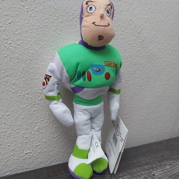 Disney Store Pixar Toy Story Buzz Lightyear 8" Mini Bean Bag Plush NWT Vintage - Picture 4 of 11